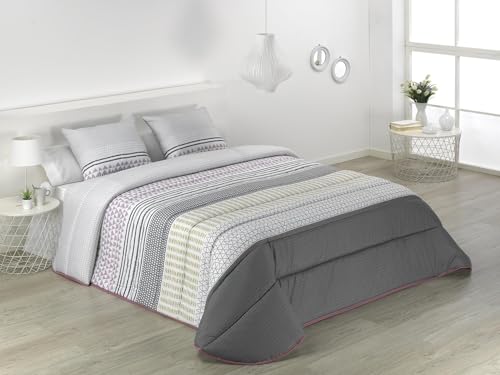 JVR | Conforter Nórdico Tamaño 270 Ligero y Cálido para Invierno – Edredón Aislante Color Azul para un Descanso Cómodo y Reparador