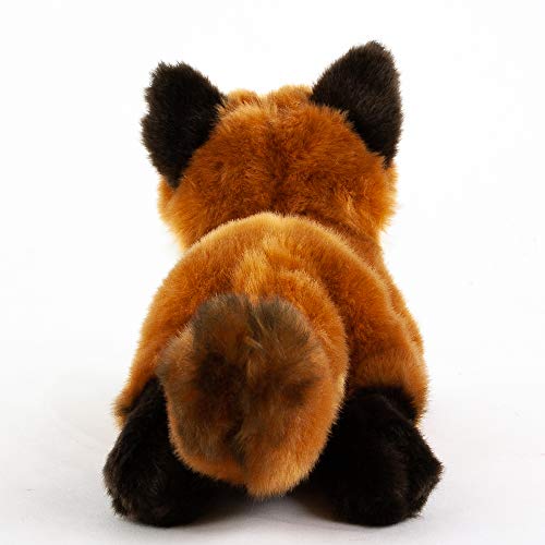 Teddys Rothenburg Kuscheltier Fuchs liegend rotbraun 30cm (mit Schwanz) Plüschtier