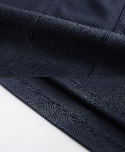 ZENGVEE 5 Pack Men's Polo Shirts Golf Polo for Men Adult Moisture Wicking Quick Dry Breathable Work Shirts Short Sleeve Multipack Tshirts Sport Top T-Shirts(0428-BlackGG Blue Khaki-XL) - Image 4