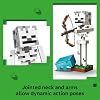 LEGO Minecraft The Skeleton 21594 | Juguetes de construcción para niños y niñas, edades 10+, exhibición para dormitorio, 502 piezas, regalo para gamers 6