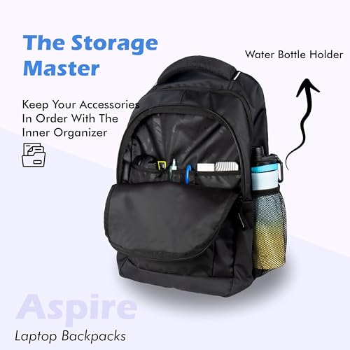 Image of Emmi Aspire Casual Backpack 33 L | Weekend Travel Bag For Men and Women | Carry On Bag For College and School Students | Water Repellent | 18 Months Warranty