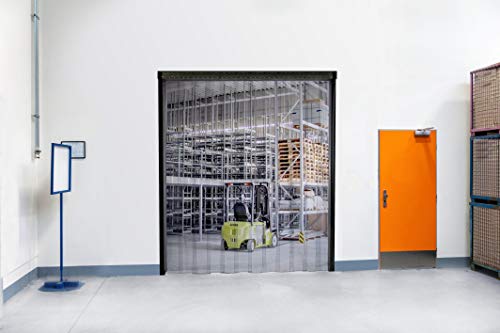 Aleco Clear-Flex II Ribbed Strip Door Kit #TOP25