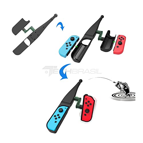 Vara de Pesca Para Nintendo Switch Joy-con Suporte