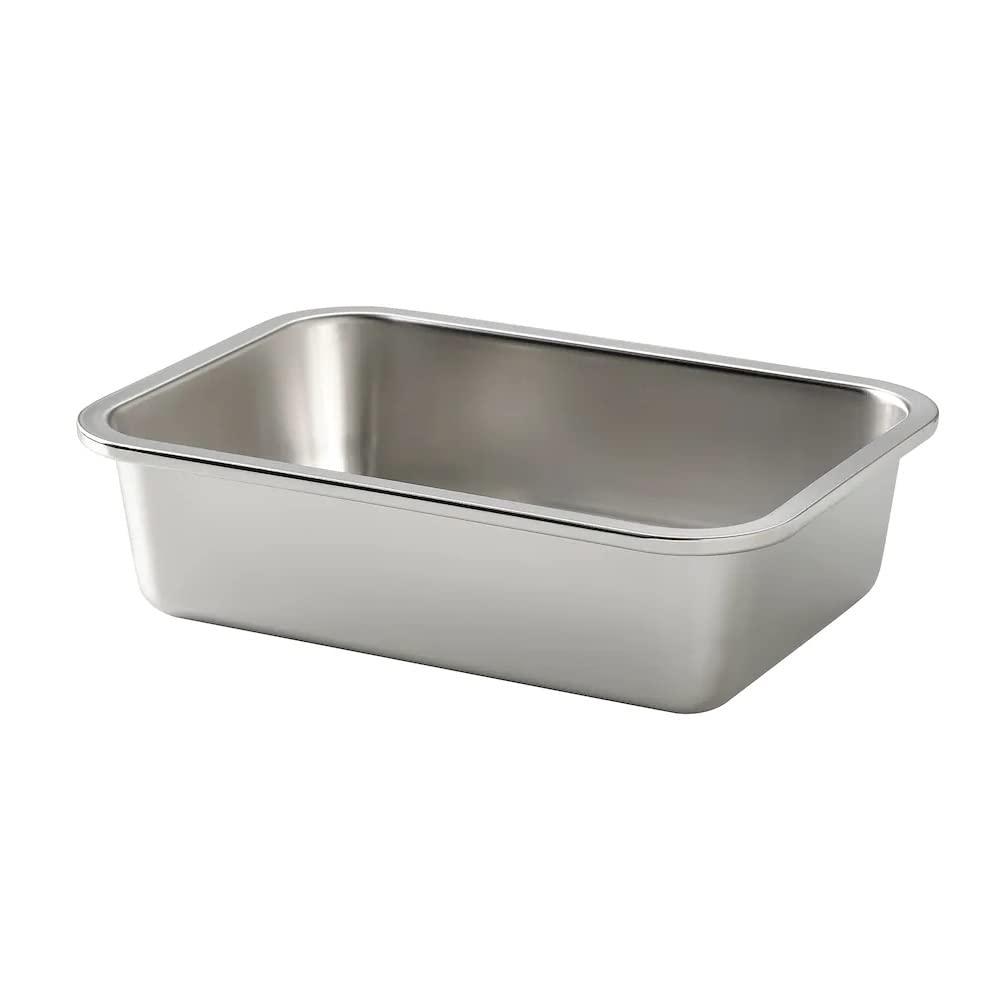 Ikea TSSP Food container rectangular stainless steel with plastic