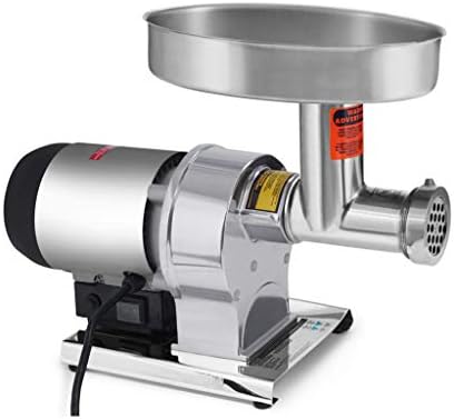 Weston Butcher Series Electric Meat Grinder & Sausage Stuffer, Commercial Grade, 0.75 HP and 560 Watts, 9 lbs per minute, Stainless Steel (09-1201-W)