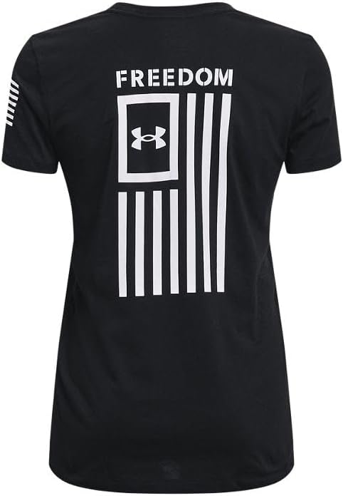 Under Armour Women's New Freedom Logo T-Shirt - Image 6