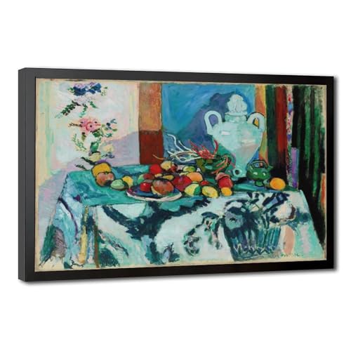 Impression sur toile Henri Matisse Nature morte bleue pour décoration murale bureau