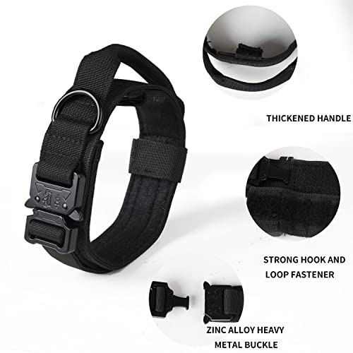 4W Hunting Dog Collar - Tactical Dog Collar for Medium & Large Dogs,Martingale Collar for Dogs with Adjustable Nylon… - Image 4