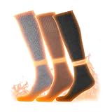 [COMEDYKING] 2025年新登場 あったかい 靴下 ぽかぽか温活ソックス 【脚首パイル発熱・あったか暖炉気分】 極厚手 冬用 吸湿発熱素材 靴下 ルームソックス 足首ウォーマー 冷え対策 あったかグッズ 【人気雑誌掲載・WEBで話題沸騰！】 レッグウォーマー 保温 持続発熱 プレゼント ギフト 冬必需 三色セット 25-27cm