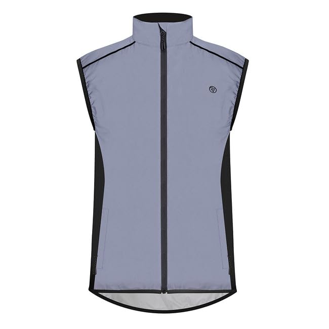 Proviz Mens Active Reflective gilet – REFLECT360 Outdoors Sports Vest, Reflective Cycling Jacket, Windproof, Water-resistant, Hi-Vis Running gilet