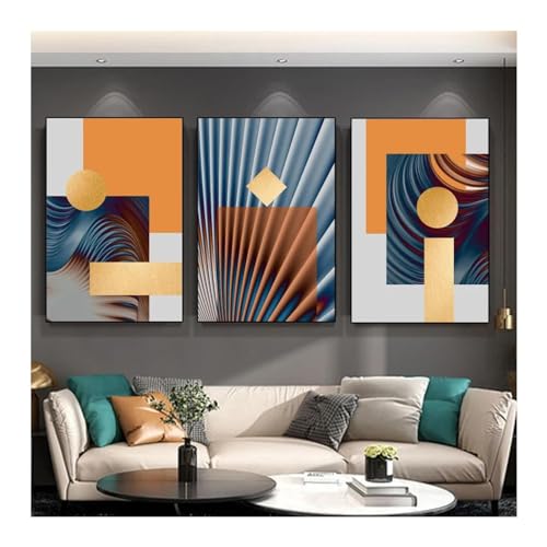 Peinture sur toile abstrait moderne grand format 75x100 cm pour chambre