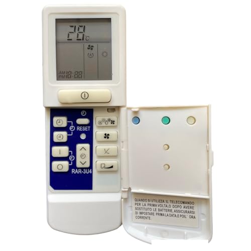 Image of Upix AC Remote No. 154 (No Backlight), Compatible /Replacement for Hitachi AC Remote Control (Exactly Same Remote Will Only Work)