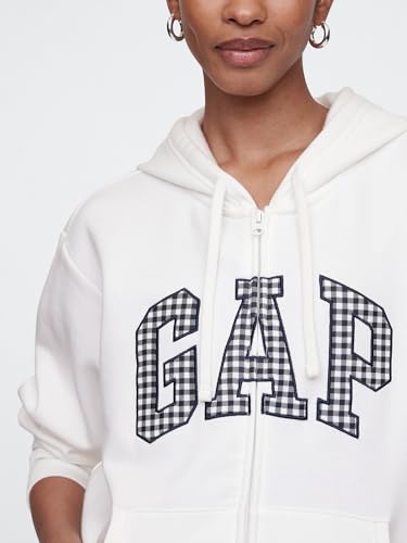 Image of GAP Women's Logo Hoodie Hooded Full Zip Sweatshirt