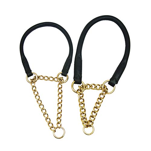 Collier étrangleur en cuir roulé noir pour des balades urbaines sereines - 3