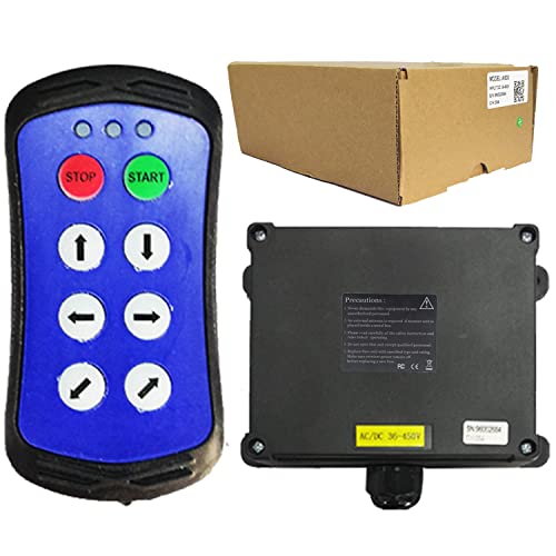 A600 Wireless Crane Remote Control Electric Chain Hoist 6 Button Truck Tailgate Switch 12V Transmitter And Receiver #TOP1