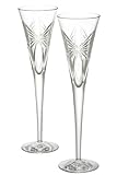 Waterford Wishes Flutes Happy Anniversary Pair