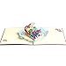 Paper Spiritz 3D Pop Up Card for Mom, 3D Gift Card for Birthday, Happy Birthday Pop Up Card for Mom, Greeting Card for Mother's Day and Mom's Christmas Gift