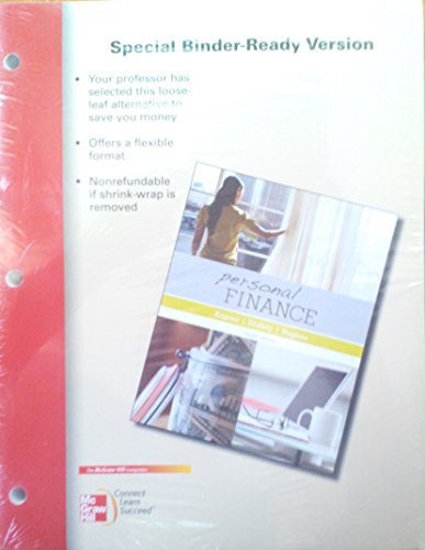 Looseleaf for Personal Finance (The Mcgraw-hill/Irwin Series in Finance, Insurance, and Real Estate)