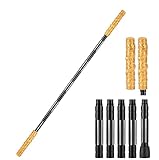 aiGear W2 Tactical Hiking Stick, Trekking Poles with Black Myth Wukong Handle Extension Durable Aluminum Alloy Walking Stick, Ruyi Jingu Bang Monkey King Staff for Cosplay & Hiking 7 Tubes 53 Inch