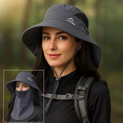 Sombrero de sol plegable unisex con protección UV50+ miniatura 3