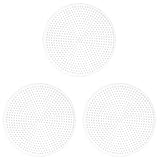 Nombre d'articles : 1,0 Hama - 221 - Loisir Créatif - Midi Plaque - Grande Ronde, Blanc (Lot de 3)