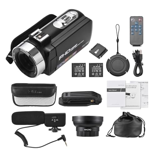 Caméscope de vlogging 1080P pour éviter les vidéos floues et mal cadrées