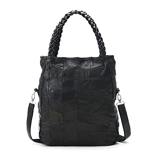 Sac à bandoulière en cuir véritable de haute qualité et finitions main