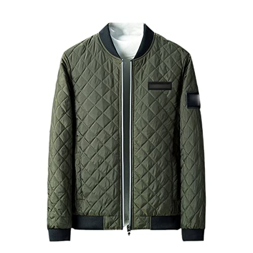 Parka homme à la mode Roquorl veste longue slim col montant design froissé chic
