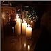 SUNWO Borosilicate Glass Candle Holder, Clear Glass Chimney, Hurricane Candle Holder - Diameter 3.5