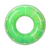 Gcxzb Schwimmreifen Bildern aufblasbarer Ring Schwimmen Ring grüne kreative Kinder Schwimmen Ring Erwachsene Schwimmring Außenpool Mode (Size : 80)