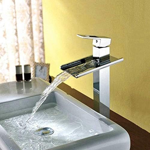 Mitigeur cascade chromé YRYRYW un design élégant et durable pour lavabo de salle de bain