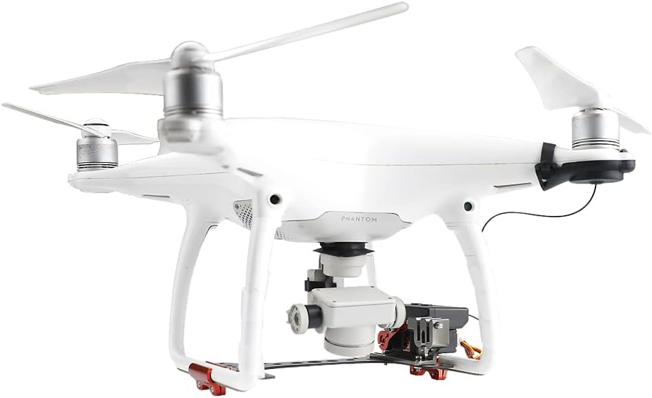 AECAM - Air Dropping for DJIs Phantoms 4/4P/4A/V2.0 Phantoms 4 Double Release Thrower Ԁrопе Shinkichon Pelter Fish Advertising Ring