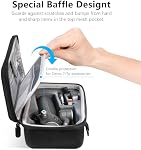FPVtosky Osmo Mobile 8/ Osmo Mobile 7P Sac de rangement portable en nylon pour DJI Osmo Mobile 8/7 7 pro Accessoires pour stabilisateurs Gimbal, Noir [Cas seulement]