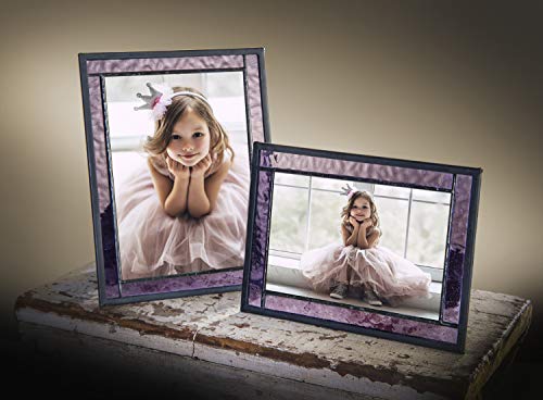 J Devlin Stained Glass Purple Photo Frame #TOP9