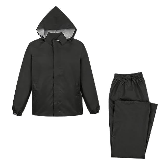 (1 Years Assured Warranty Hooded Outdoor Raincoat for Men and Women, Waterproof Lightweight Jacket for Camping, Trekking, Hiking, Travel and Everyday Use-picture-26