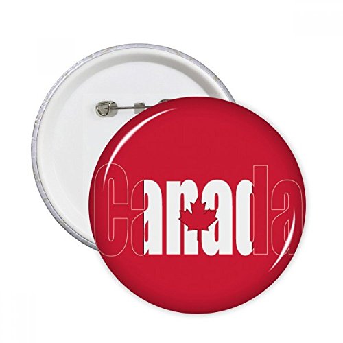 Badge Canada cadeau souvenir pays drapeau pins bouton décoratif multicolore taille M