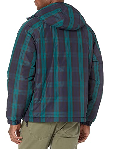 Image of Lacoste Men's Checkered Quilted Pullover Windbreaker