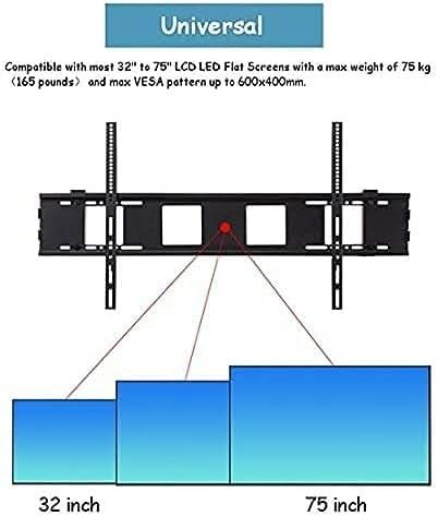 Soporte móvil para TV 55-90 pulgadas ajustable en altura miniatura 4