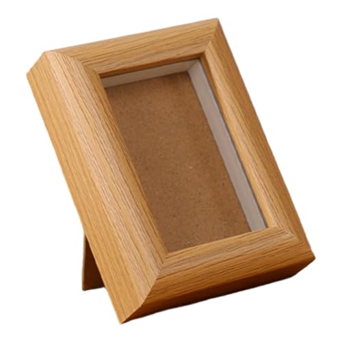 Baoblaze Picture Frame Photo Holder Creative Practical Card Display Frame Calligraphy Card Display Stand for Living Room Shelf Office, Hold 1 Card