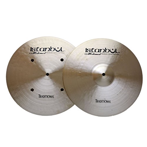Istanbul Mehmet Cymbals Traditional Series Hi-Hat Flat Bottom Cymbals TOP&BOTTOM HHFH- (15")