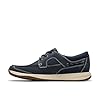 Clarks Men's Sailview Lace Boat Shoe, Navy Nubuck, 11 #2