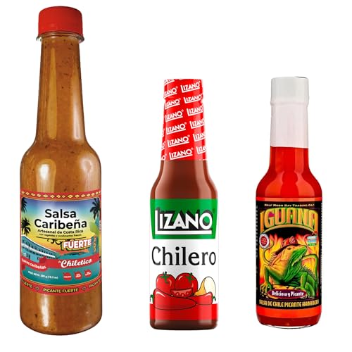 Costa Rican Hot Sauce Gift Pack – 3 Bottle Variety
