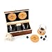 Whiskey Stones Gift Set by Cumbreca | Whiskey Rocks | Chilling Stones + Scotch Bourbon Whiskey Glasses | Gift for Him Men Husband Dad Boyfriend Anniversary