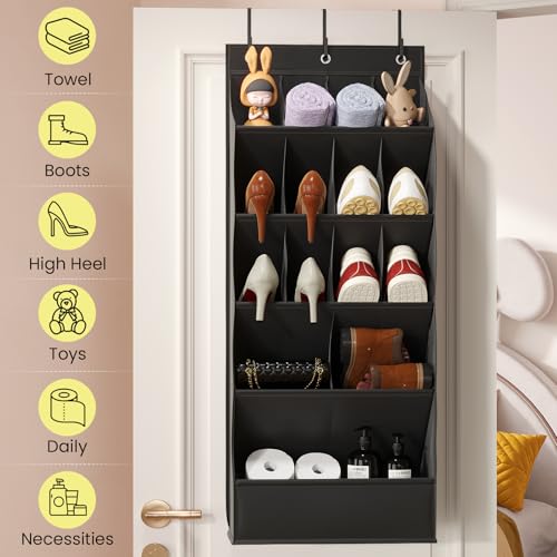 Save 32% on 15-Pocket Over-the-Door Shoe Organizer with Code ERFIWBGB