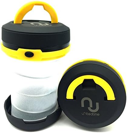 Unitedtime LED Lantern camping Lantern flashlight Collapsible Battery Operated Camping Gear lights (Yellow)