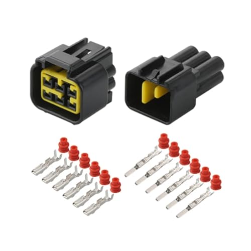 Kit connecteur étanche 6 broches mâle femelle lève-vitre de voiture FW-C-6F/MB