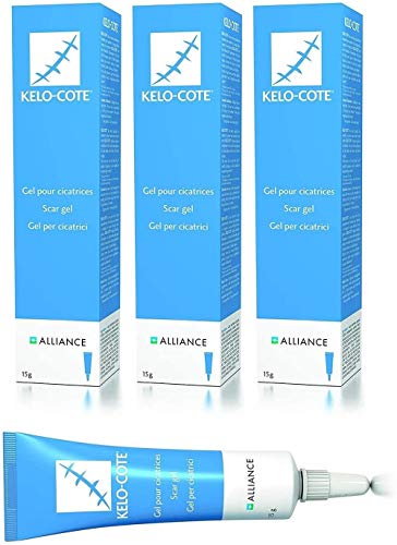 Kelo-cotee, Gel for Scars 15G, Softens and flattens Scars, Eliminates Redness,3 Pack