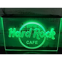Enseigne USB Intensité Variable Enseigne Néon Hard Rock Cafeshop | Panneau LED USB Design Rétro Enseigne Ambiance Salon Boutique - 3
