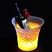 Ice Bucket Volwco Colours Changing LED Cooler Bucket 5L Large Capacity Champagne Wine Drinks Beer Bucket for KTV Party Bar Home Wedding