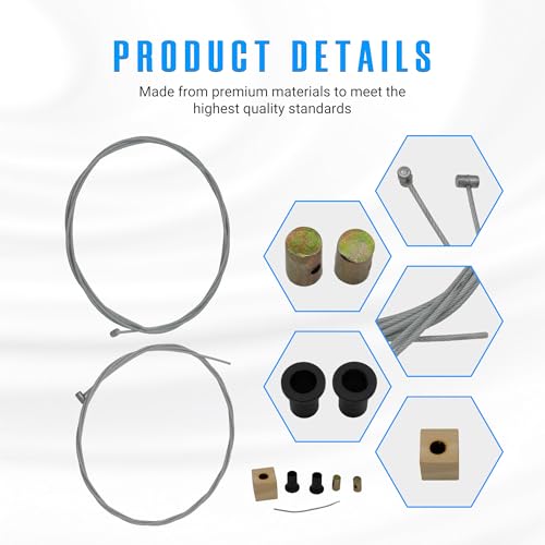 Kit reparación cables motor puerta corredera Honda Odyssey 1999 2000 2001 2002 2003 2004 V6 3